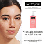 Neutrogena Limpiador facial de pomelo rosa sin aceite, con ácido sa...
