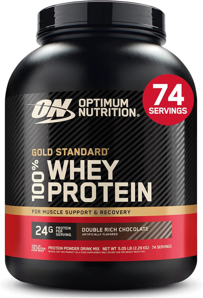 Optimum Nutrition Estándar dorado 100% Proteína de Suero de Leche e...