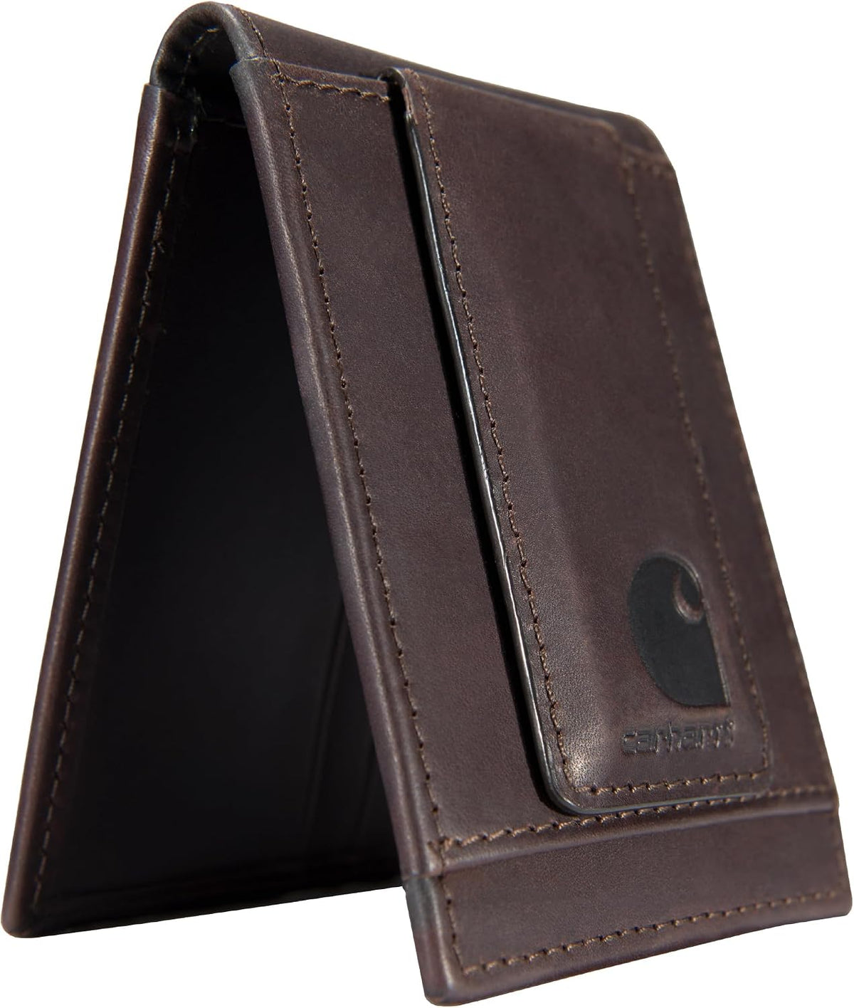 Carhartt Cartera De Piel Con Bolsillo Frontal Oil Tan Marrón | Cart...