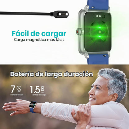 Reloj podómetro apto para personas mayores sin aplicación, no requi...