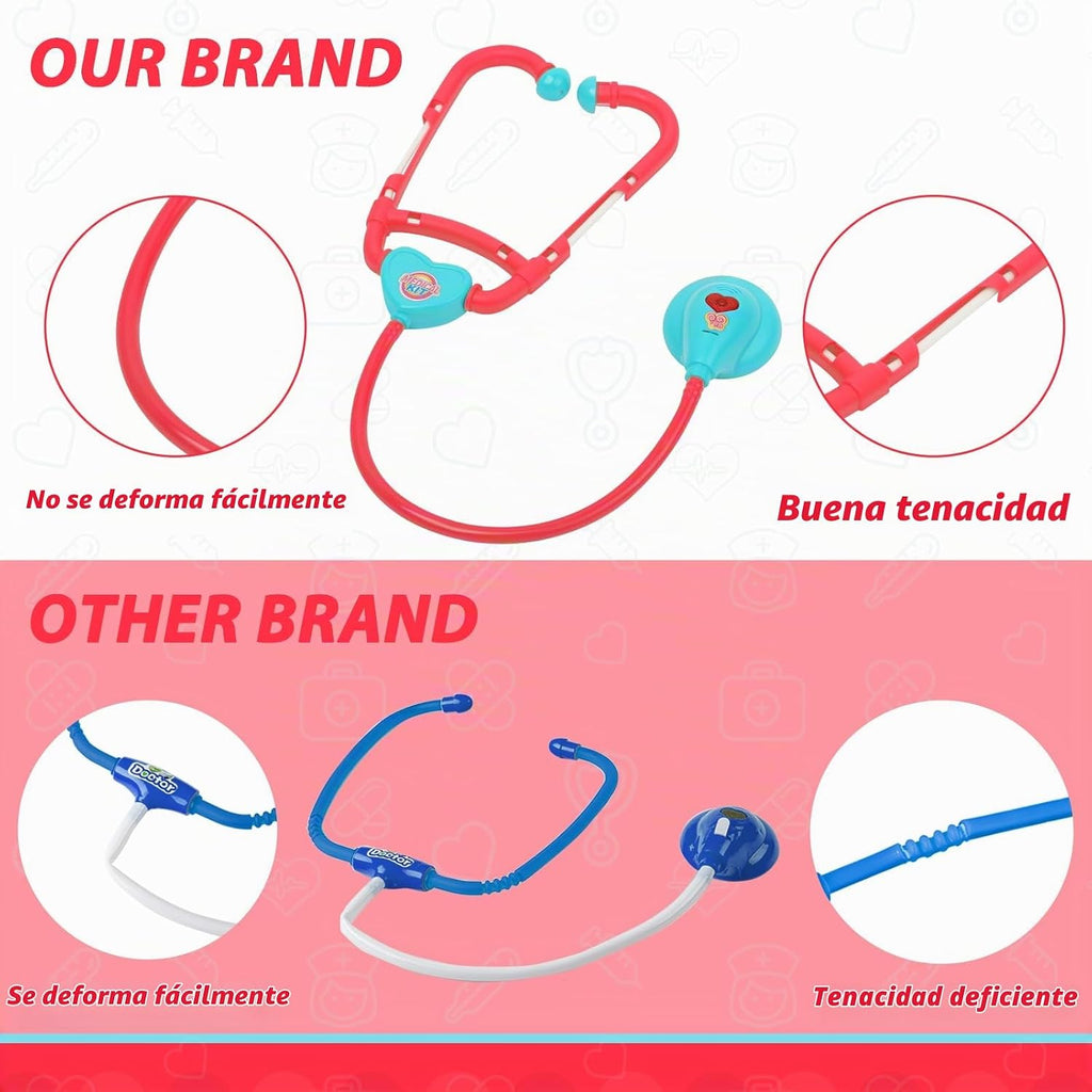 Liberry - Kit médico para niños pequeños, juguete para niñas y niño...
