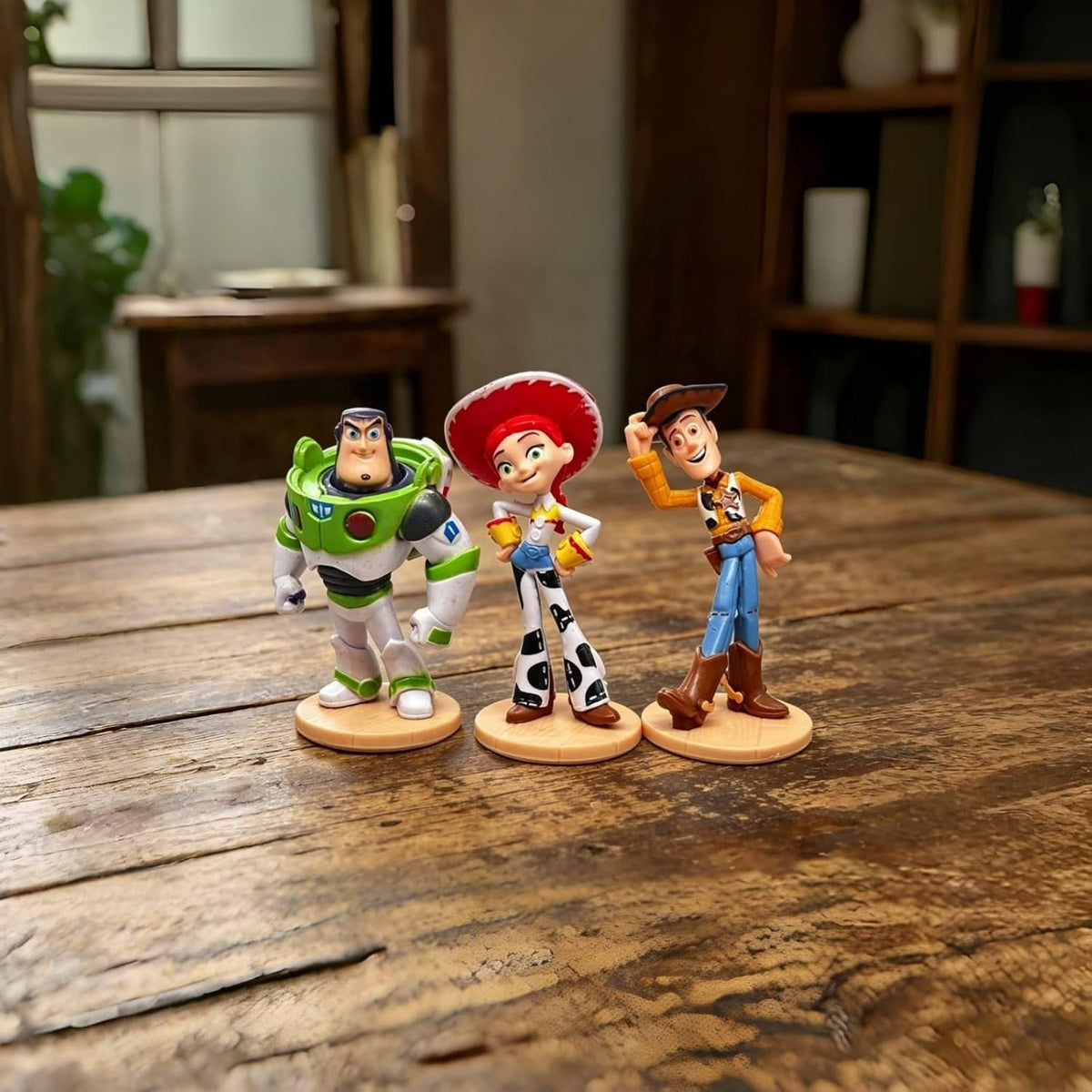 Anilnel Juego de 3 figuras de dibujos animados para Toy Theme Story...