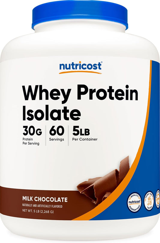 Nutricost Polvo aislado de proteína de suero (chocolate con leche)...