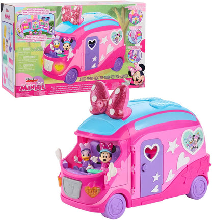 Disney Junior Minnie Mouse Bows-A-Glow - Juego de glamper rodante |...