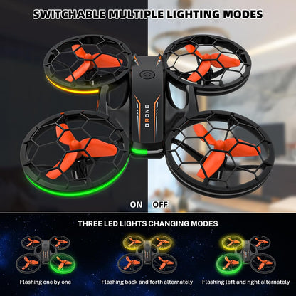 Drones - Drone RC con auto flotante y modo sin cabeza, cuadricópter...