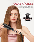 Santiway Crimpadora de cabello para mujer, juego de plancha de pelo...
