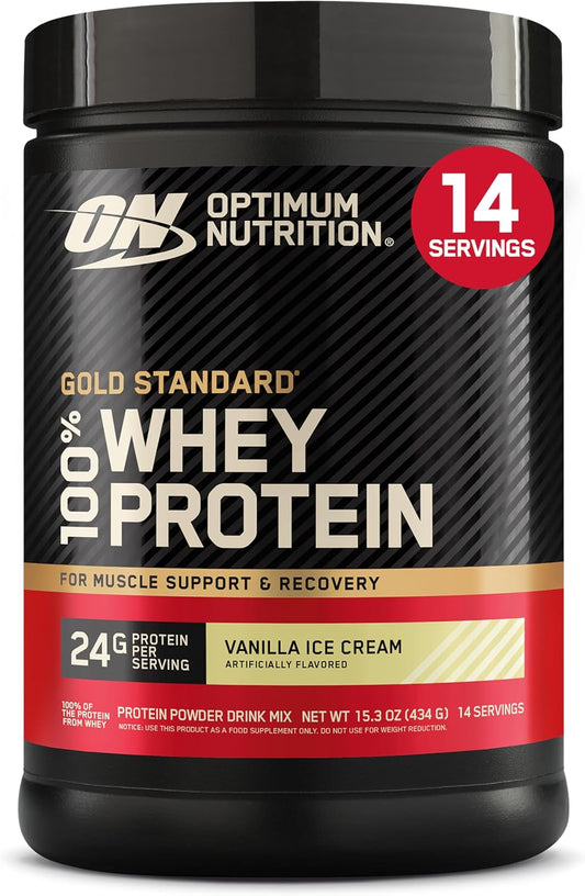 Optimum Nutrition Gold Standard 100% proteína de suero en polvo, he...