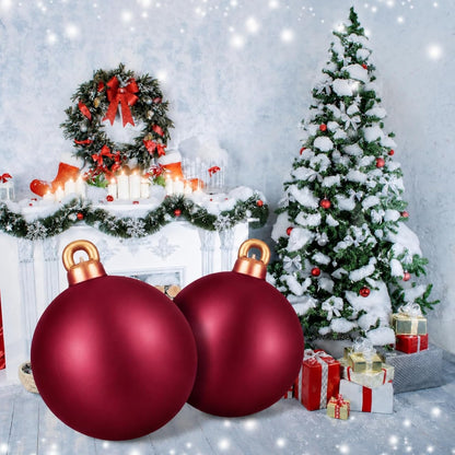 Jetec 2 piezas de 32 pulgadas gigantes de PVC inflables de Navidad...