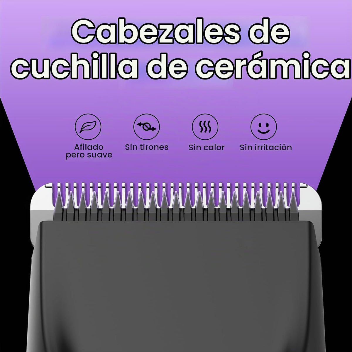 Recortadora de vello púbico y corporal para hombres - Afeitadora el...