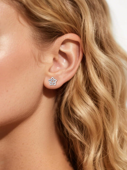 ChicSilver Pendientes celtas para mujer de plata de ley hipoalergén...