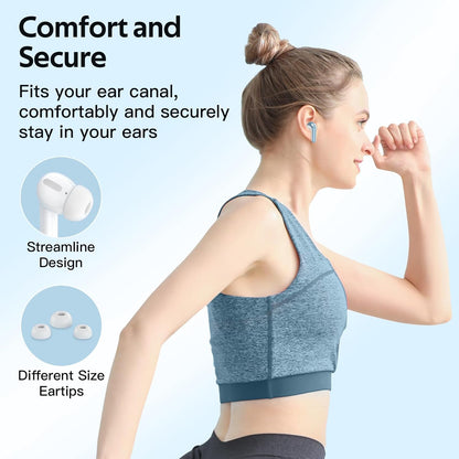 TAGRY Auriculares Bluetooth Auriculares Inalámbricos Verdaderos Aur...