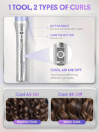 SHEGLAM One Touch Airflow Styler Pro - Tecnología de aire frío 3.0...