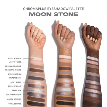 Morphe ChromaPlus Paleta de sombras de ojos de 12 bandejas, maquill...