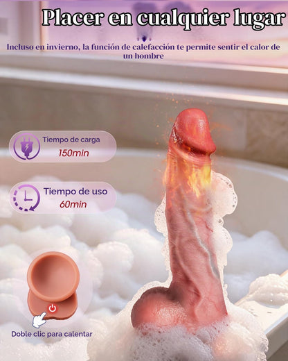 YAYIKZ Vibrador Juguetes Sexuales Consolador de empuje, Consolador...