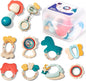 hahaland Juguetes para bebés de 0 a 6 meses - Sonajero para bebés J...