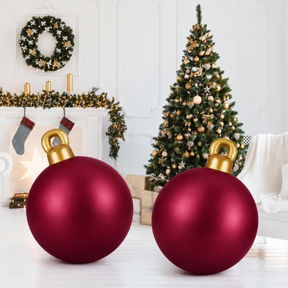 Jetec 2 piezas de 32 pulgadas gigantes de PVC inflables de Navidad...