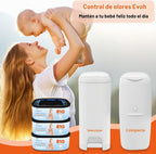Bolsas de eliminación cuadradas jumbo compatibles con cubos compact...
