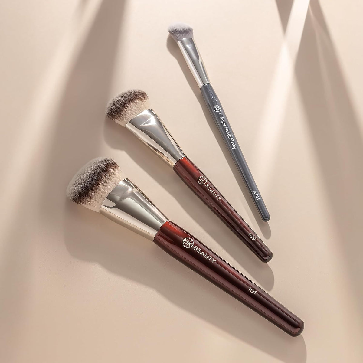 BK Beauty Set de brochas - A506, 109 y 101 para corrector, base con...
