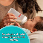 NUK Biberón Perfect Match Natural Transition, 5 oz, paquete de 2 |...