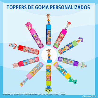 Toy Story - Juego de bálsamo labial, 10 piezas con adornos 3D extra...