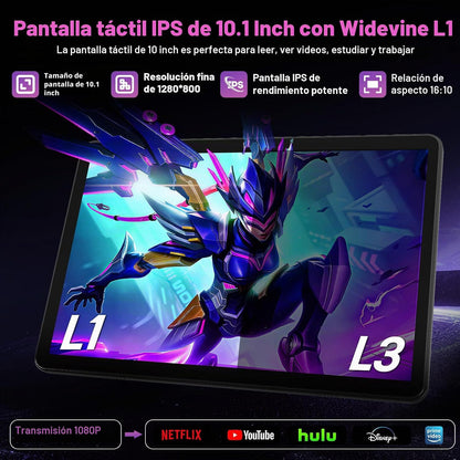 2026 Android 16 Tablet con teclado - Tableta electrónica de 10 pulg...