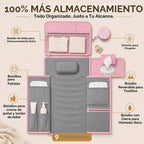 Cambiador de pañales portátil, grande, impermeable, cambiador de vi...
