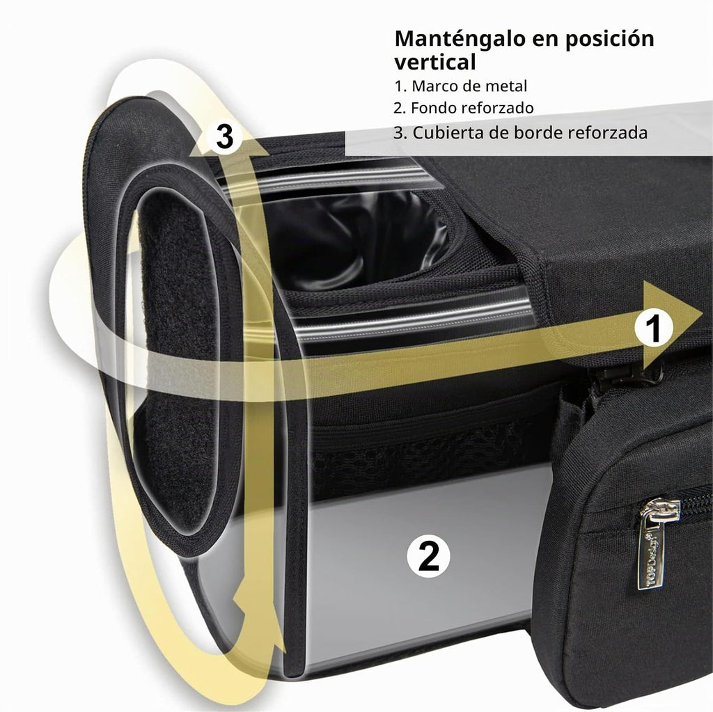 TOPDesign Organizador universal para cochecito de bebé, carrito de...