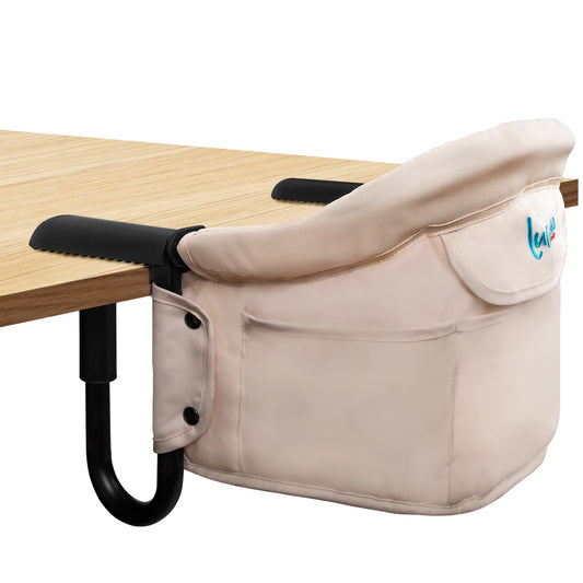Silla de bebé de enganchar, silla alta plegable portátil para bebés...