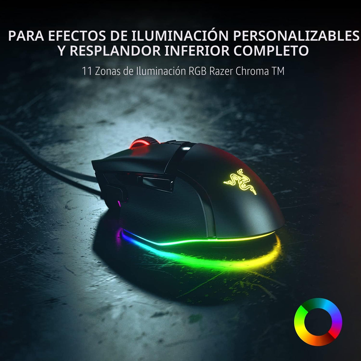 Razer Basilisk V3 - Ratón ergonómico con cable para juegos