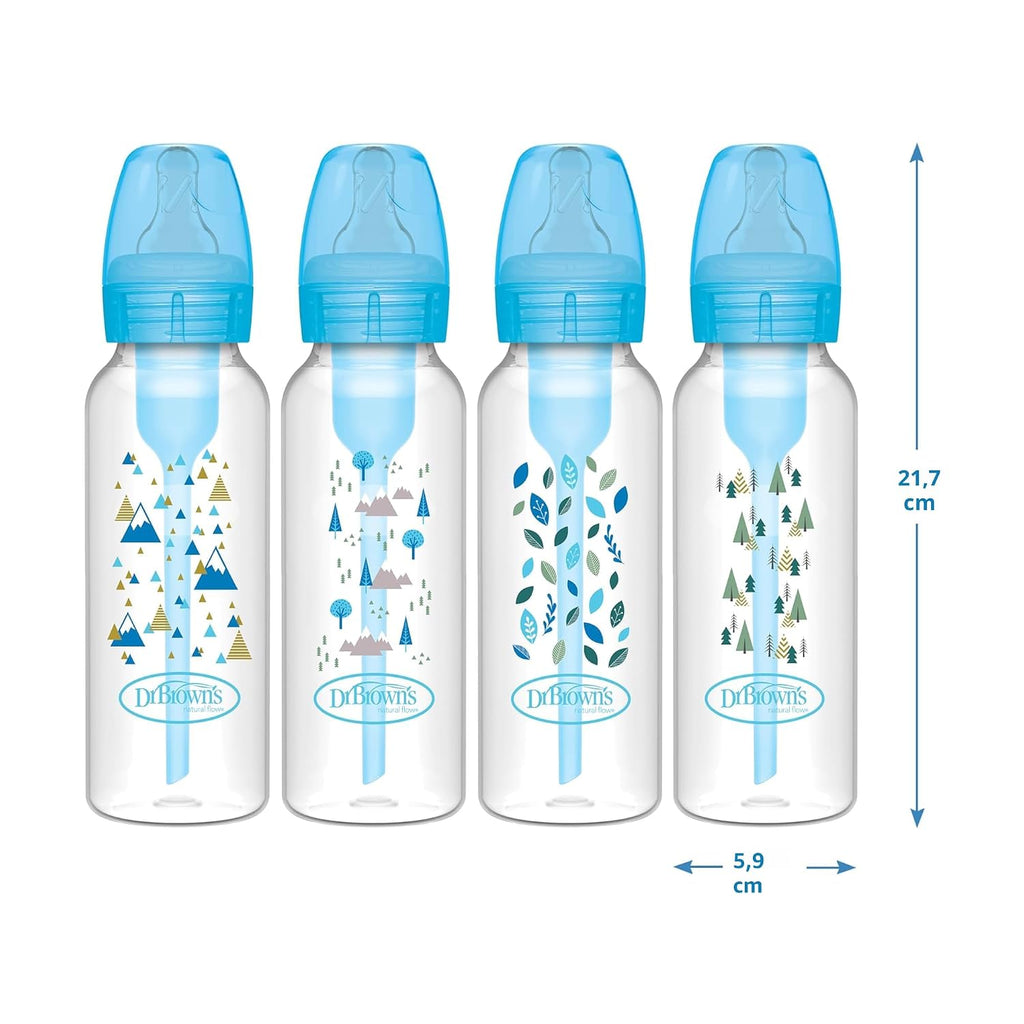 Dr. Brown's Natural Flow Anti-Colic Options+ Biberón de cuello...