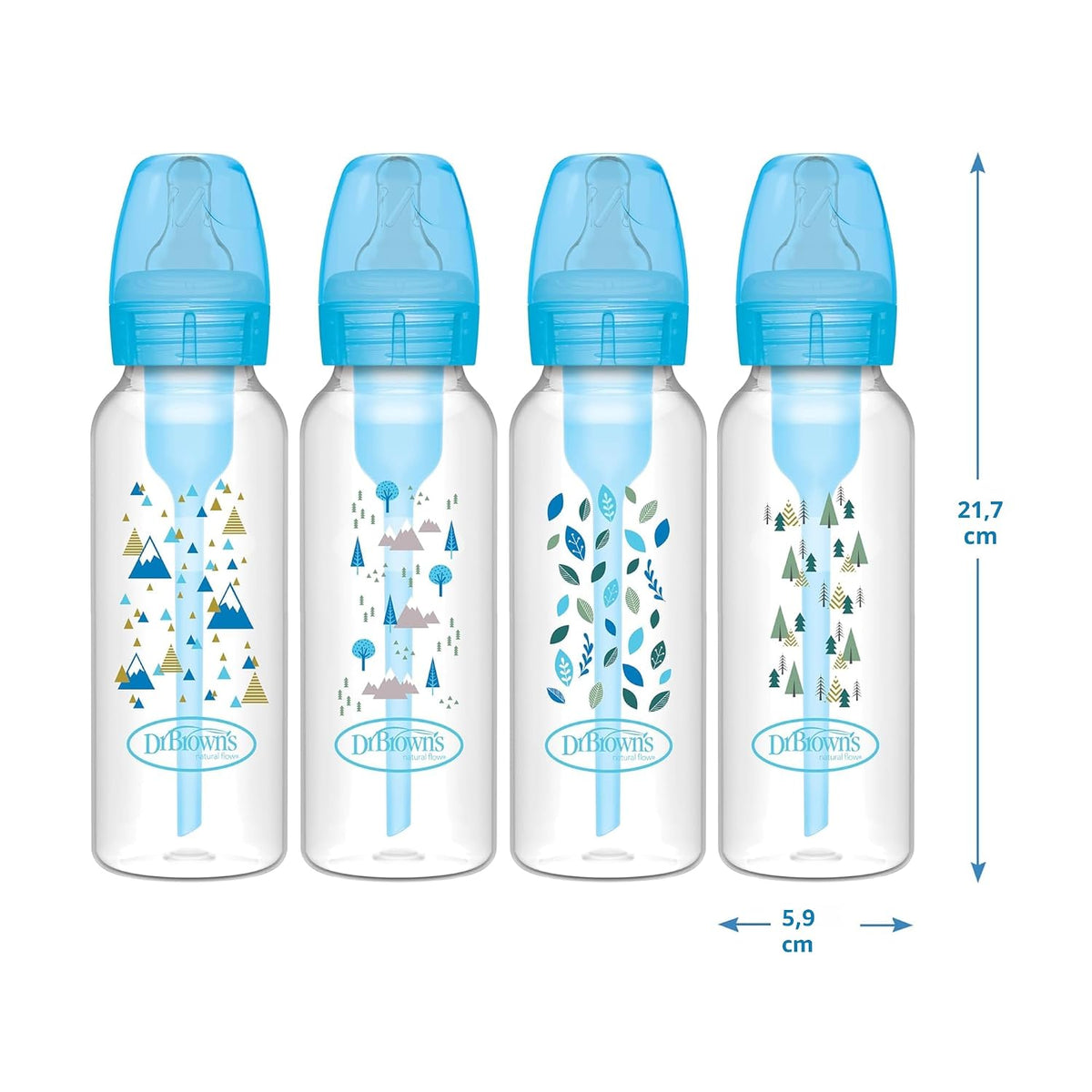 Dr. Brown's Natural Flow Anti-Colic Options+ Biberón de cuello...
