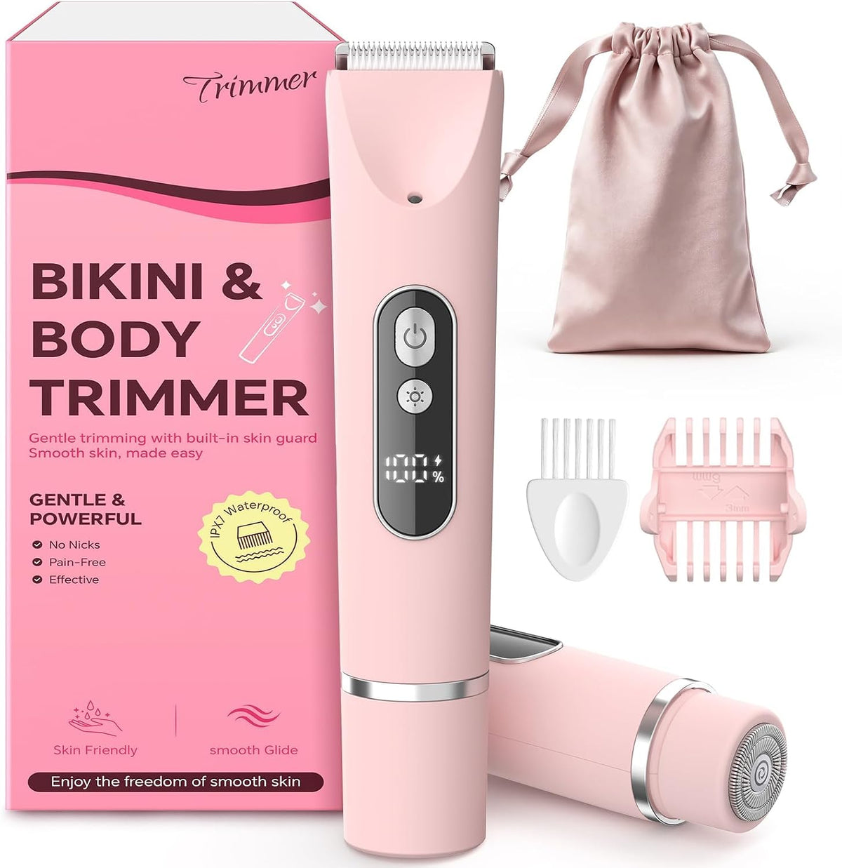 CoolHair Recortadora de bikini para mujer, maquinilla de afeitar el...