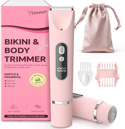 CoolHair Recortadora de bikini para mujer, maquinilla de afeitar el...