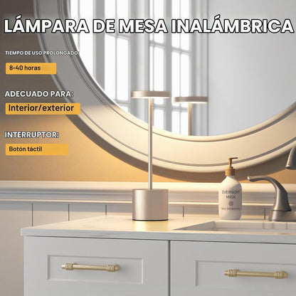 Kakanuo Lámpara de Mesa Inalámbrica, Lámparas con Batería Recargabl...