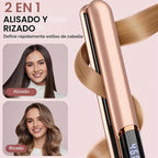 JAETON Plancha de pelo con placas flotantes, temperatura ajustable...
