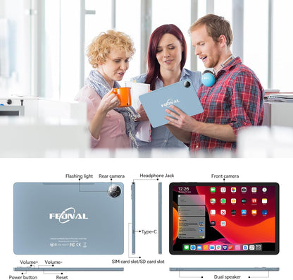 Tableta 11 pulgadas Android 16 Tablet 2026 Última actualización Oct...