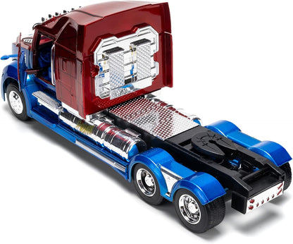 Jada Spider-Man Western Star 5700 XE Big Rig - Vehículo fundido a p...