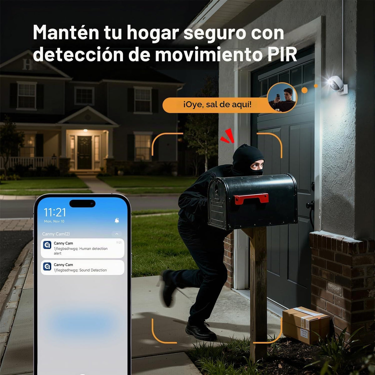 Cámaras 2K para seguridad del hogar, interior\/exterior para monito...
