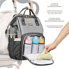 GAIVP Mochila para pañales para mujer, bolsas de bebé para niñas, b...