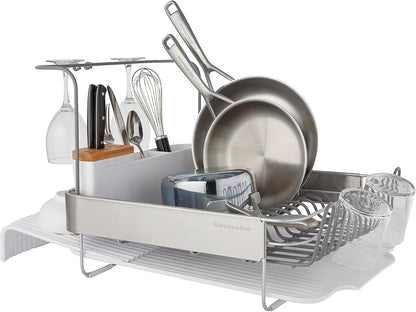 KitchenAid Escurridor de tamaño completo expandible resistente al ó...