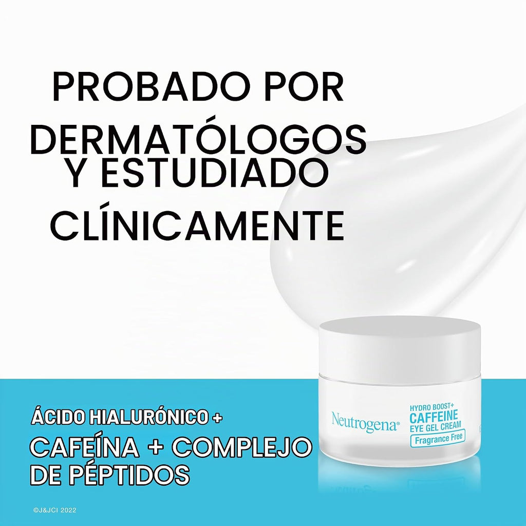 Neutrogena Hydro Boost + Crema para ojos para ojeras e hinchazón, c...