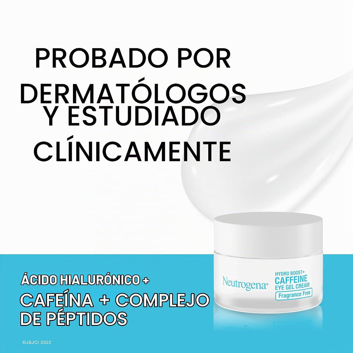 Neutrogena Hydro Boost + Crema para ojos para ojeras e hinchazón, c...