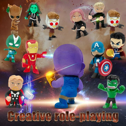 DLOCVN Mini Juguetes de Superhéroes, 26 Piezas Minifiguras Pequeñas...