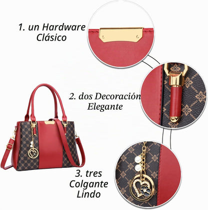 KKXIU Monederos y bolsos para mujer, Bolso tipo cartera con asa sup...