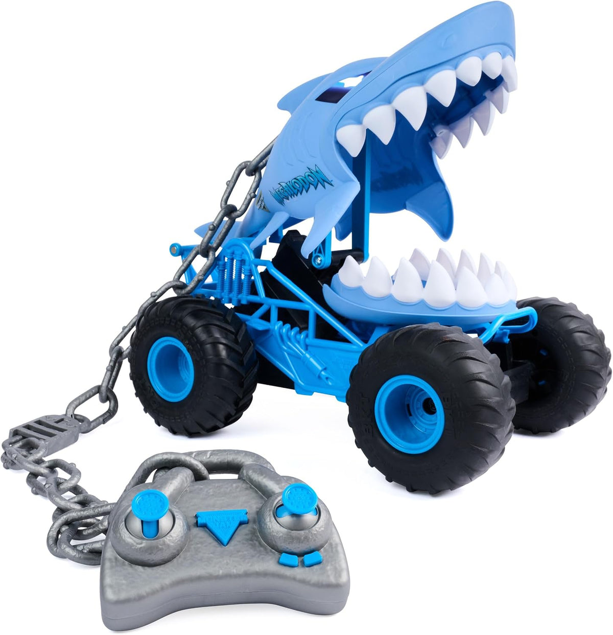 Monster Jam Chomping Megalodon RC Toy Monster Truck, escala 1:15 |...