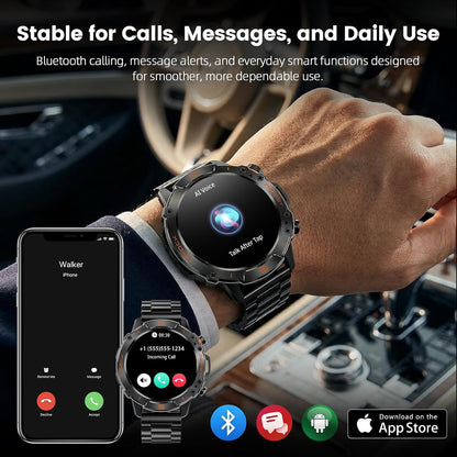 Reloj inteligente resistente para hombres, resistente al agua hasta...