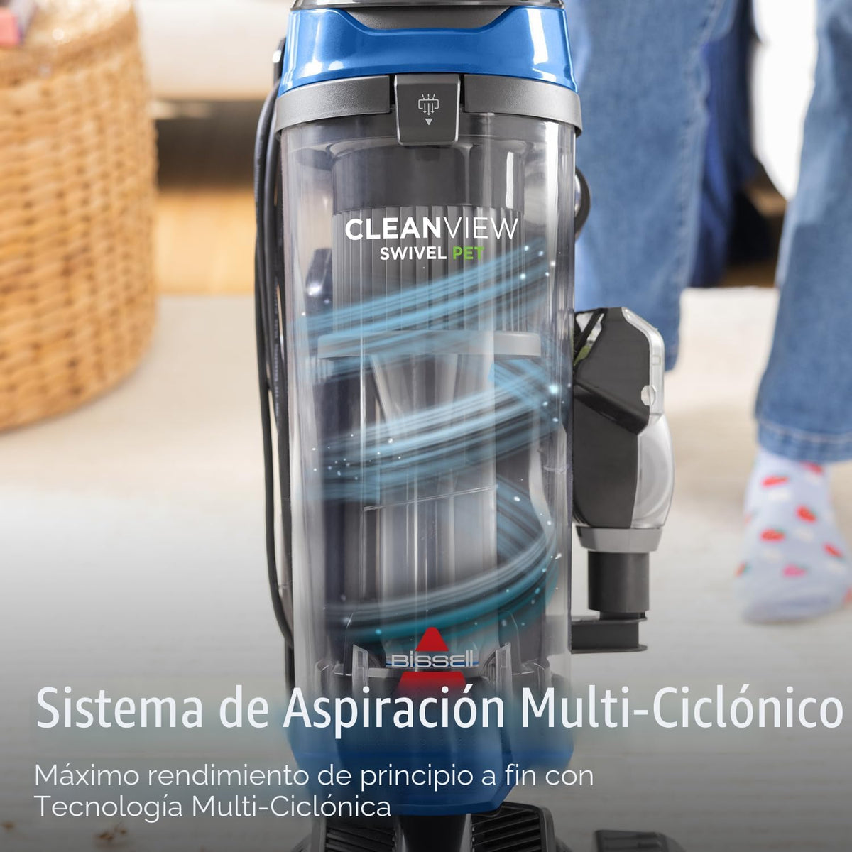 Bissell CleanView 3836 - Aspiradora giratoria, rollo de cepillo de...