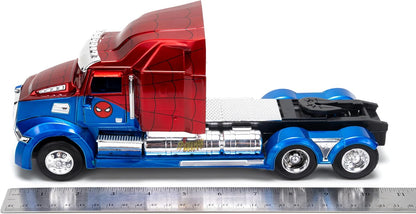 Jada Spider-Man Western Star 5700 XE Big Rig - Vehículo fundido a p...