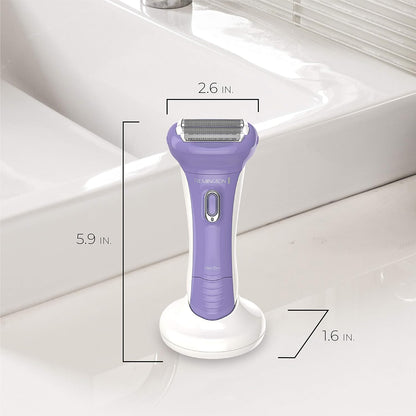 Remington Afeitadora eléctrica suave y sedosa para mujer, afeitador...