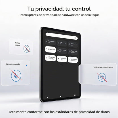 NextCheer Tablet Android 16 de 10.1" con teclado, 30 GB de RAM...
